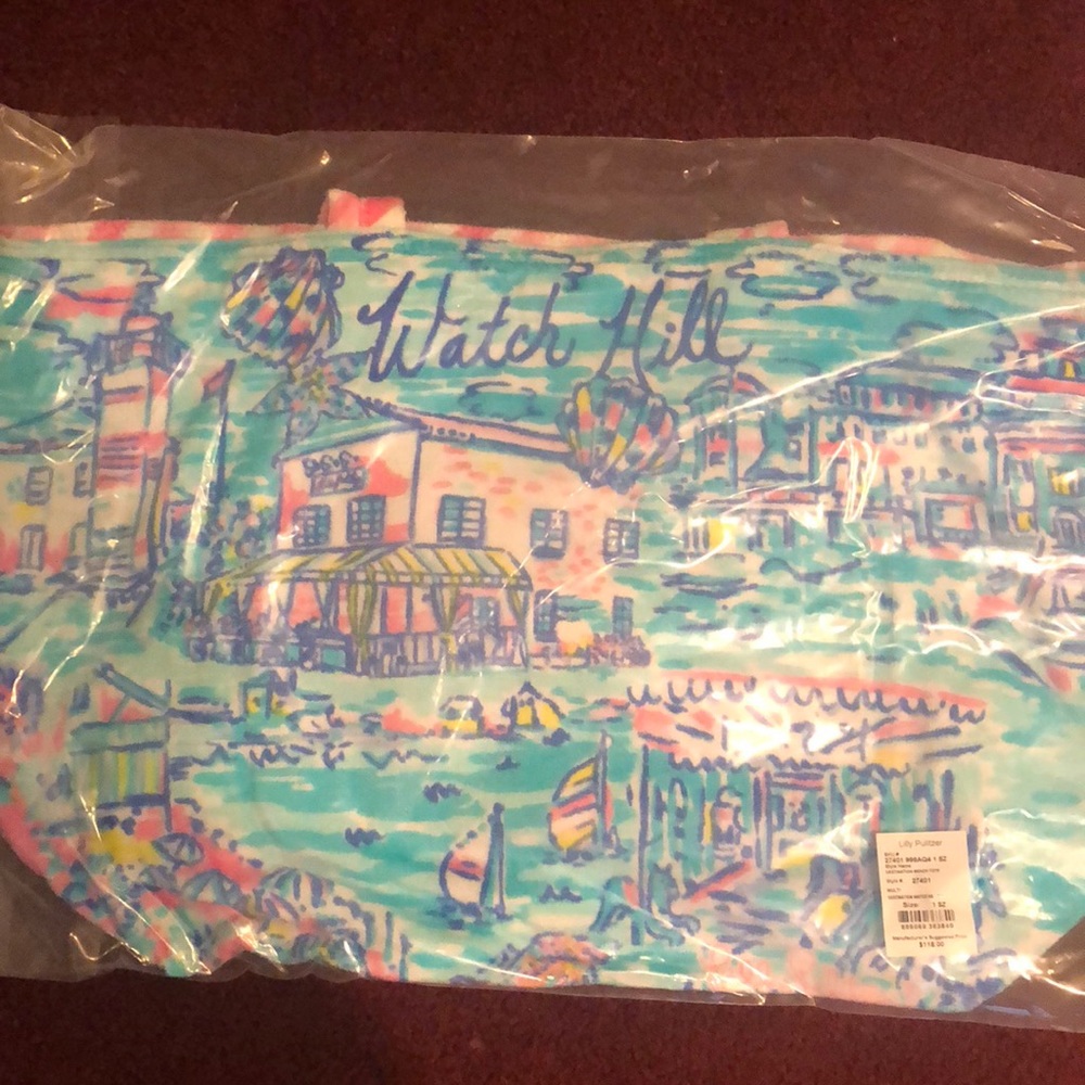 Lilly Pulitzer beach tote